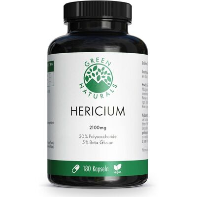 GREEN NATURALS Lions Mane Hericium 2100 mg Kapseln vegan GREEN NATURALS Lions Mane Hericium 2100 mg Kapseln vegan