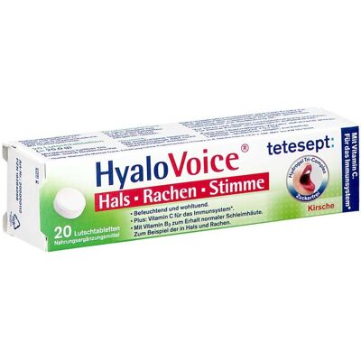 Tetesept Hyalovoice Hals Rachen Stimme Lutschtabletten Tetesept Hyalovoice Hals Rachen Stimme Lutschtabletten