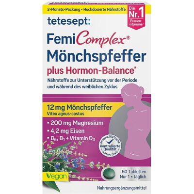 Tetesept Femi Complex Mönchspfeffer Filmtabletten Tetesept Femi Complex Mönchspfeffer Filmtabletten