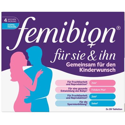 Femibion für Sie & Ihn Tabletten Femibion für Sie & Ihn Tabletten