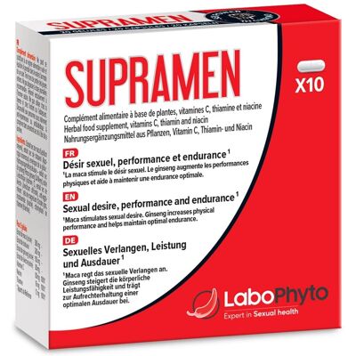 Labophyto Supramen Verbesserte Erektion - 10 Kapseln Labophyto Supramen Verbesserte Erektion - 10 Kapseln