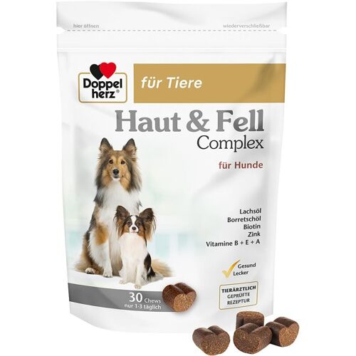 Doppelherz für Tiere Haut & Fell Complex Chews für Hunde
