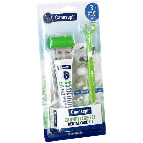 Canosept 3teiliges Zahnpflege-set F.hunde