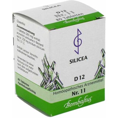 Bombastus Biochemie 11 Silicea D12 Tabletten Bombastus Biochemie 11 Silicea D12 Tabletten