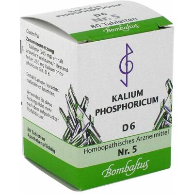 Bombastus Biochemie 5 Kalium phosphoricum D6 Tabletten Bombastus Biochemie 5 Kalium phosphoricum D6 Tabletten