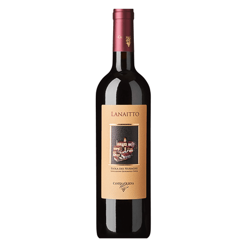 Lanaitto Isola dei Nuraghi Rosso IGT 2023, Cantina Oliena, Sardinien