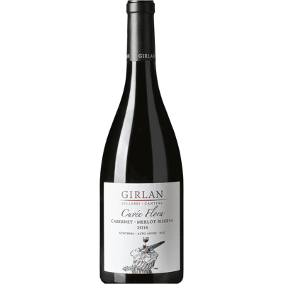 Kellerei Girlan: Cabernet-Merlot Riserva Cuvée DOC 2021/2020/2022 - Wein Kellerei Girlan: Cabernet-Merlot Riserva Cuvée DOC 2021/2020/2022 - Wein