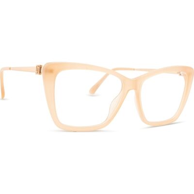 Jimmy Choo JC375 FWM Beigefarbene Cat Eye Brille - Brillen Jimmy Choo JC375 FWM Beigefarbene Cat Eye Brille - Brillen