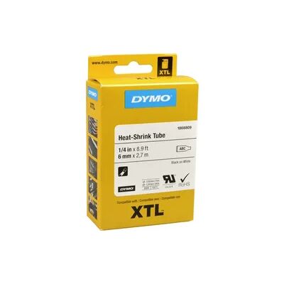 Dymo Schrumpfschlauch XTL 1868809 schwarz auf weiß 6mm x 2,9m Dymo Schrumpfschlauch XTL 1868809 schwarz auf weiß 6mm x 2,9m