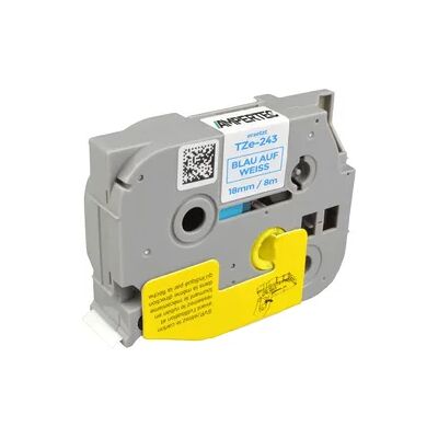 Ampertec P-Touch Band kompatibel zu TZe-243 blau auf weiß 18mm / 8m laminiert Ampertec P-Touch Band kompatibel zu TZe-243 blau auf weiß 18mm / 8m laminiert