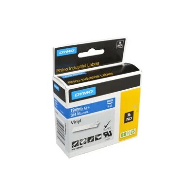 Dymo Label Band IND 1805417 weiß auf blau 19mm x 5,5m Vinyl Dymo Label Band IND 1805417 weiß auf blau 19mm x 5,5m Vinyl