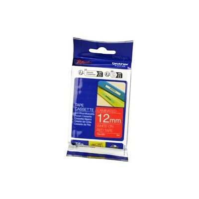 Brother P-Touch Band TZe-435 weiß auf rot 12mm / 8m laminiert Brother P-Touch Band TZe-435 weiß auf rot 12mm / 8m laminiert
