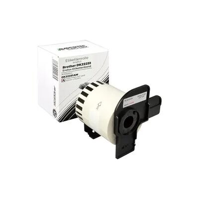 Ampertec Etiketten kompatibel zu Brother DK22251 rot/schwarz auf weiss 62 x 15,24mm Rolle Ampertec Etiketten kompatibel zu Brother DK22251 rot/schwarz auf weiss 62 x 15,24mm Rolle