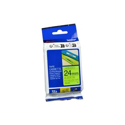 Brother P-Touch Band TZe-C51 schwarz auf signal gelb 24mm / 5m laminiert Brother P-Touch Band TZe-C51 schwarz auf signal gelb 24mm / 5m laminiert