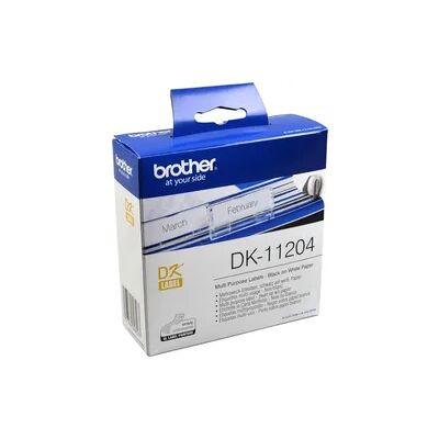 Brother PT Etiketten DK11204 weiss 17x54mm 400 St. Rolle Brother PT Etiketten DK11204 weiss 17x54mm 400 St. Rolle