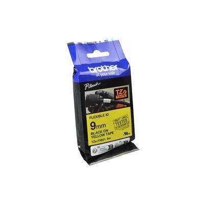 Brother P-Touch Band TZe-FX621 schwarz auf gelb 9mm x 8m flexibel laminiert Brother P-Touch Band TZe-FX621 schwarz auf gelb 9mm x 8m flexibel laminiert