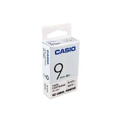 Casio Beschriftungsband XR-9WE1 schwarz auf weiß 9mm / 8m selbstklebend Casio Beschriftungsband XR-9WE1 schwarz auf weiß 9mm / 8m selbstklebend