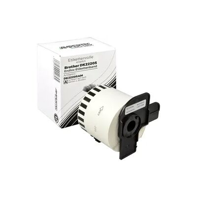 Ampertec Etiketten kompatibel zu Brother DK22205 weiss 62mm x 30,48m Rolle Ampertec Etiketten kompatibel zu Brother DK22205 weiss 62mm x 30,48m Rolle