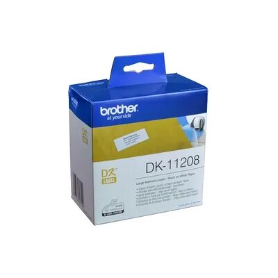 Brother PT Etiketten DK11208 weiss 38x90mm 400 St. Rolle Brother PT Etiketten DK11208 weiss 38x90mm 400 St. Rolle