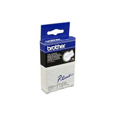 Brother P-Touch Band TC-293 blau auf weiß 9mm / 7,7m laminiert Brother P-Touch Band TC-293 blau auf weiß 9mm / 7,7m laminiert