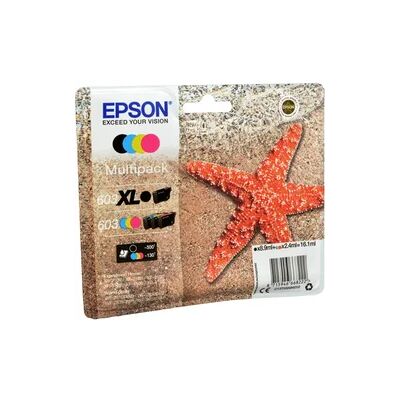 4 Epson Tinten C13T03A940 Multipack KCMY 603XL 603 4 Epson Tinten C13T03A940 Multipack KCMY 603XL 603