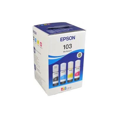 4 Epson Nachfülltinten C13T00S64A 103 Multipack KCMY 4 Epson Nachfülltinten C13T00S64A 103 Multipack KCMY