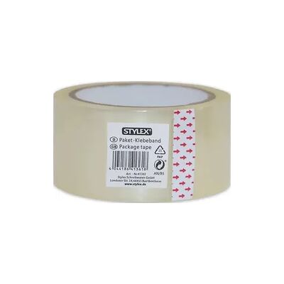 Stylex Paket-Klebeband 50mm x 66m transparent extra stark Stylex Paket-Klebeband 50mm x 66m transparent extra stark