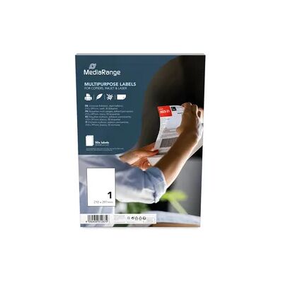 MediaRange Universal-Haftetiketten, A4, 50 Stück MediaRange Universal-Haftetiketten, A4, 50 Stück