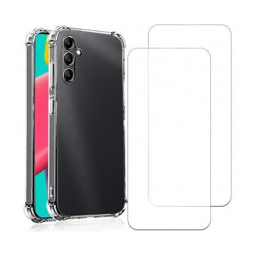 Hülle Galaxy A14 und 2 schutzfolien - TPU - Transparent