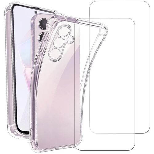 Hülle Galaxy A05s und 2 schutzfolien - TPU - Transparent