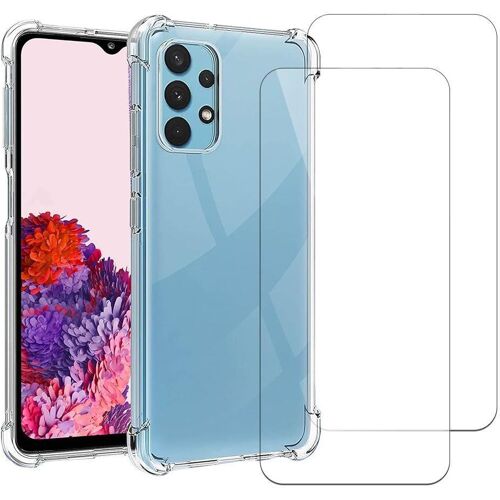 Hülle Galaxy A53 5G und 2 schutzfolien - TPU - Transparent