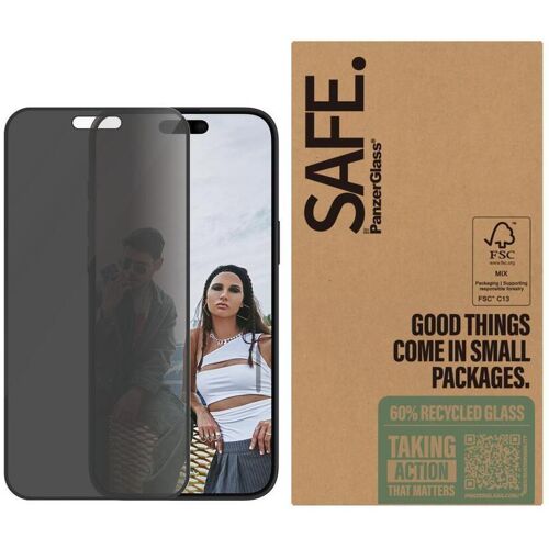 Displayschutz Panzerglass iPhone 16 Plus/15 Plus - Transparent
