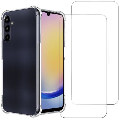 Hülle Galaxy A55 und 2 schutzfolien - TPU - Transparent