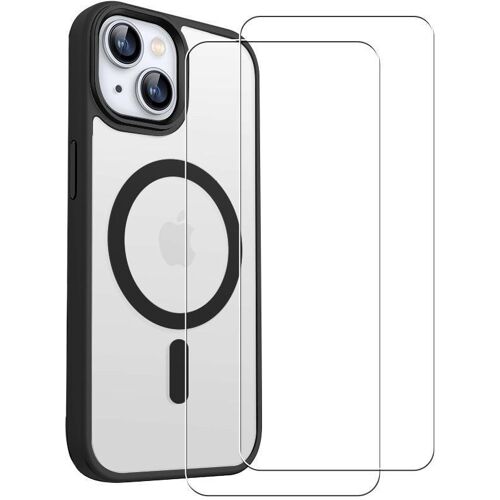 Hülle iPhone 14 und 2 schutzfolien - TPU -