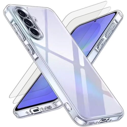 Hülle Galaxy A36 und 2 schutzfolien - TPU - Transparent
