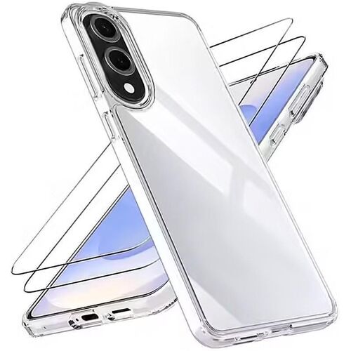 Hülle Galaxy S25 Edge und 2 schutzfolien - TPU - Transparent