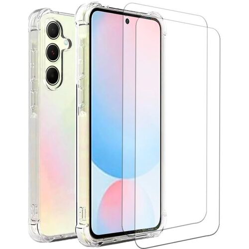 Hülle Galaxy A56 und 2 schutzfolien - TPU - Transparent