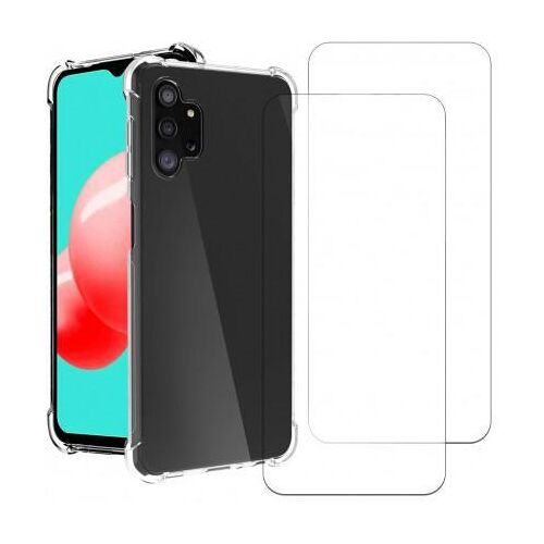 Hülle Galaxy A32 5G und 2 schutzfolien - TPU - Transparent