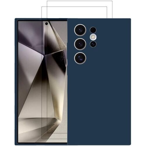 Hülle Galaxy S24 Ultra und 2 schutzfolien - Silikon -