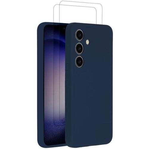 Hülle Galaxy S24 und 2 schutzfolien - Silikon -