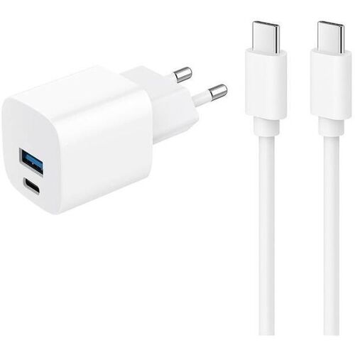 Kabel und Wandgesteck (USB-C + USB-C) 20W - WTK