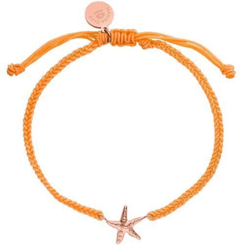 PURELEI Mahina Club Beach Star Orange Armband, verstellbare Länge