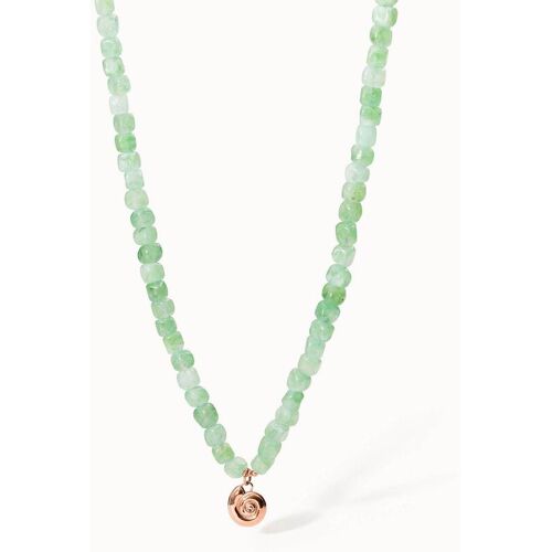 PURELEI Sundial Shell Jade Kette