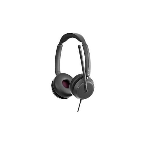 Headset EPOS IMPACT 860T, binaural, kabelgebunden, USB-C auf USB-A, UC-optimiert, zertifiziert für Microsoft Teams, 3 Mikrofone, Transporttasche, schwarz
