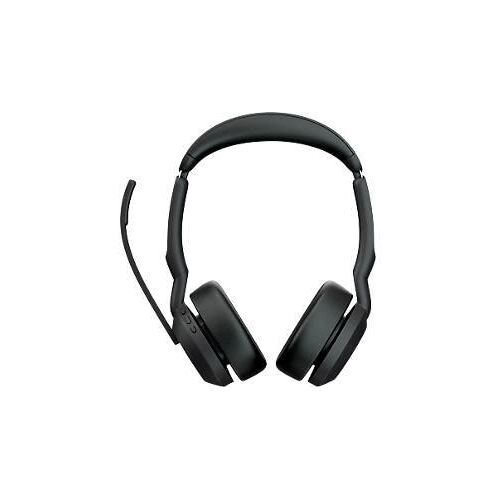 Headset Jabra Evolve2 55 link380a Stereo, Reichweite bis 30 m, bis 10 h, UC-optimiert, schwarz