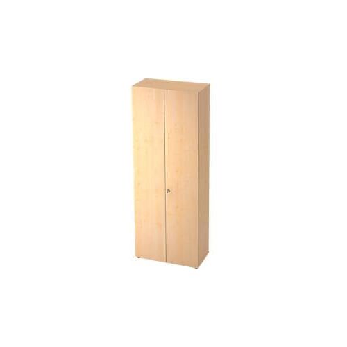 Schrank TOPAS LINE, Akten/Garderobenschrank, 6 Ordnerhöhen, B 800 mm, Ahorn-Dekor