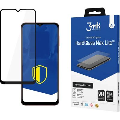 Verstärktes gehärtetes Glas 3MK Samsung Galaxy A02 - HardGlass Max Lite™ Blanc TU Mixte Verstärktes gehärtetes Glas 3MK Samsung Galaxy A02 - HardGlass Max Lite™ Blanc TU Mixte