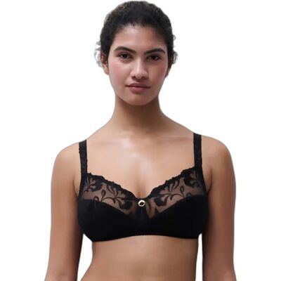 Bügelangeloser Still-BH für Frauen Chantelle Majestic Noir 115E Femme Bügelangeloser Still-BH für Frauen Chantelle Majestic Noir 115E Femme