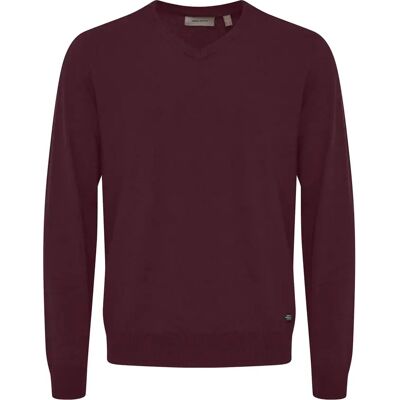 Pull col V Blend Bhbruton Rouge 2XL Mixte Pull col V Blend Bhbruton Rouge 2XL Mixte