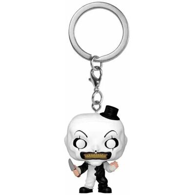 Schlüsselanhänger Funko Terrifier Art The Clown Blanc TU Mixte Schlüsselanhänger Funko Terrifier Art The Clown Blanc TU Mixte